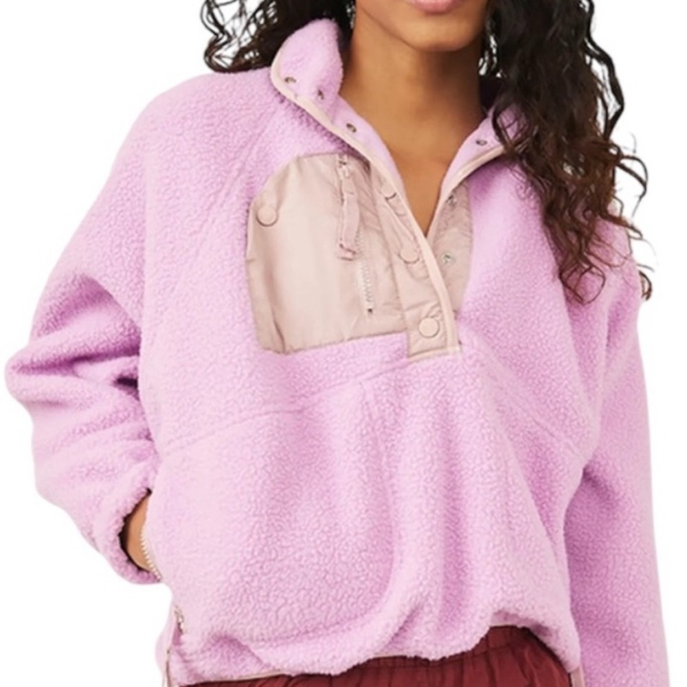 Women's Pink Free People ColorBlock Jacket